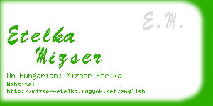 etelka mizser business card